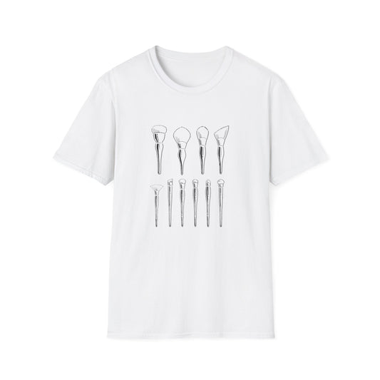 Artistic Makeup Brush Unisex T-Shirt