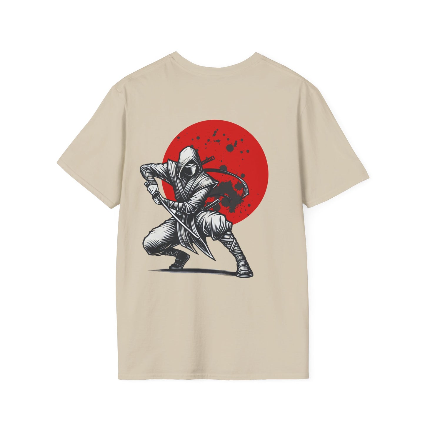 Ninja Graphic Unisex Softstyle T-Shirt - Perfect for Anime Fans and Martial Arts Enthusiasts