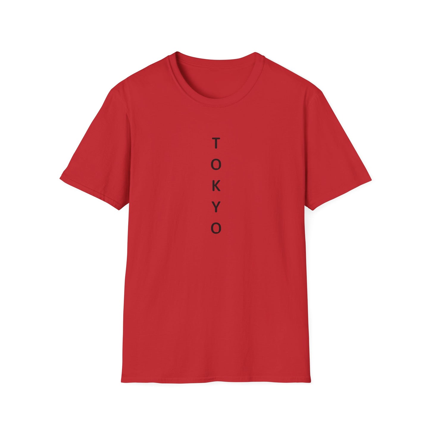 Tokyo Japan Unisex Softstyle T-Shirt - Vertical Print