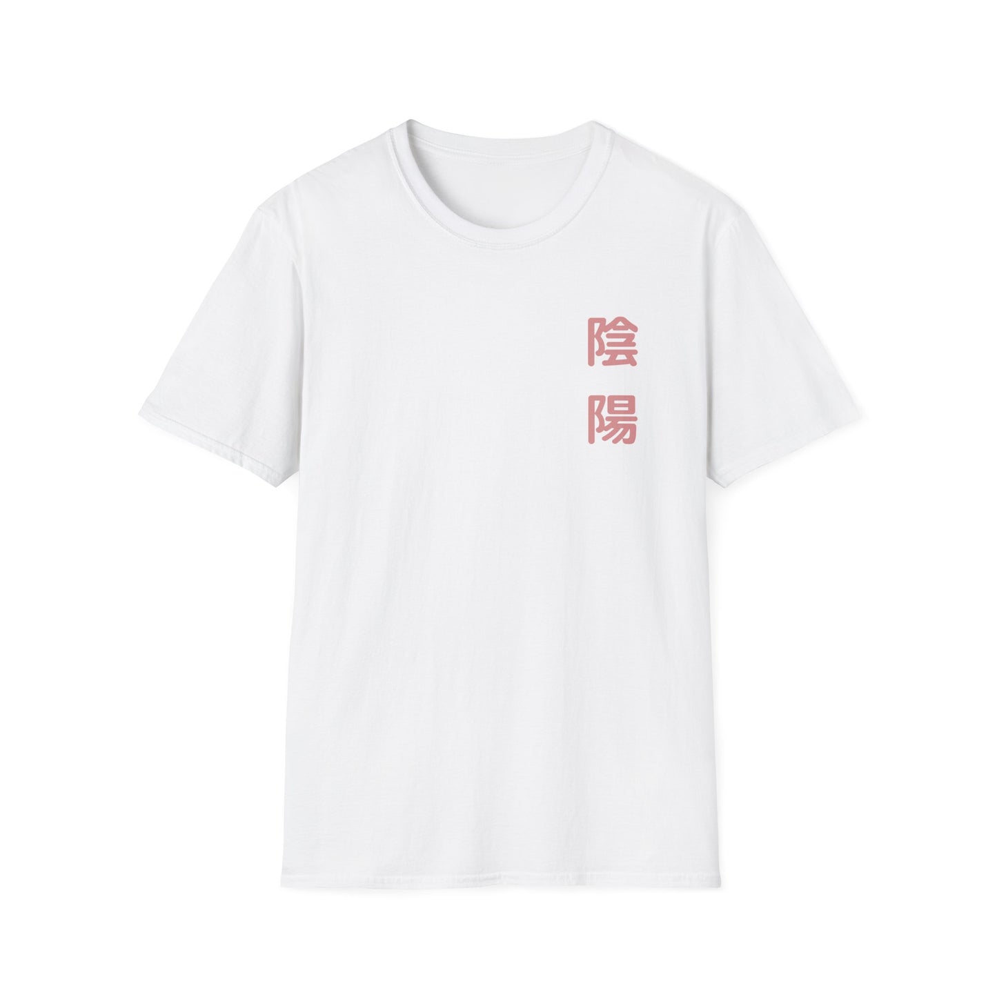 Yin Yang Floral Unisex Softstyle T-Shirt - Balance & Harmony Design