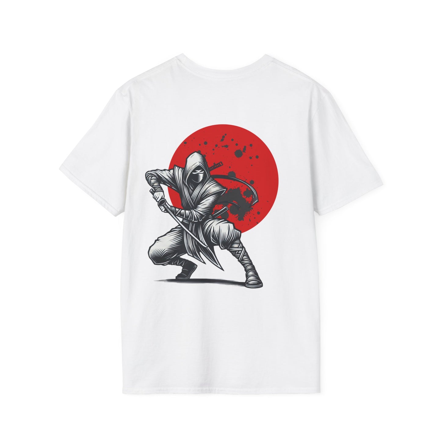 Ninja Graphic Unisex Softstyle T-Shirt - Perfect for Anime Fans and Martial Arts Enthusiasts