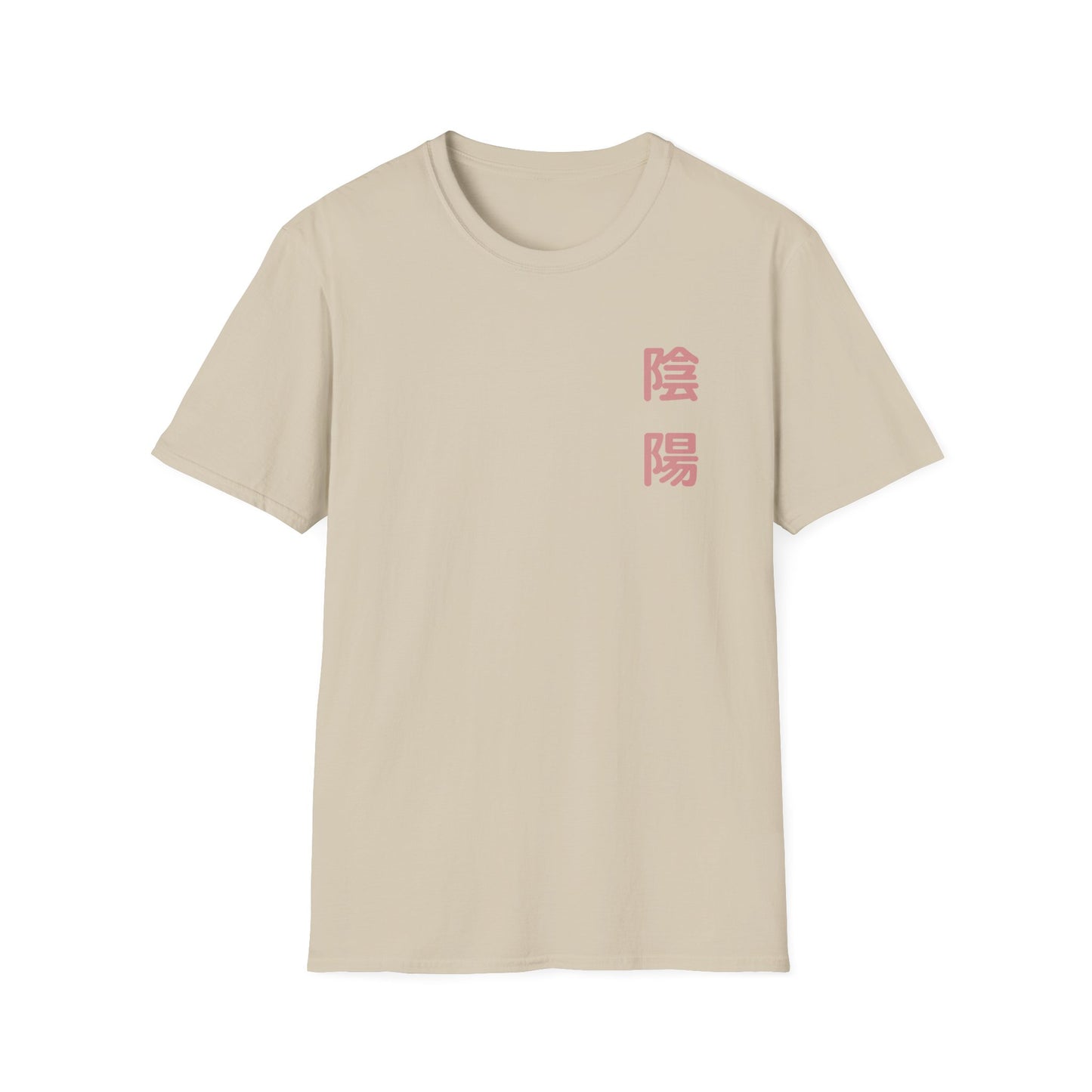 Yin Yang Floral Unisex Softstyle T-Shirt - Balance & Harmony Design