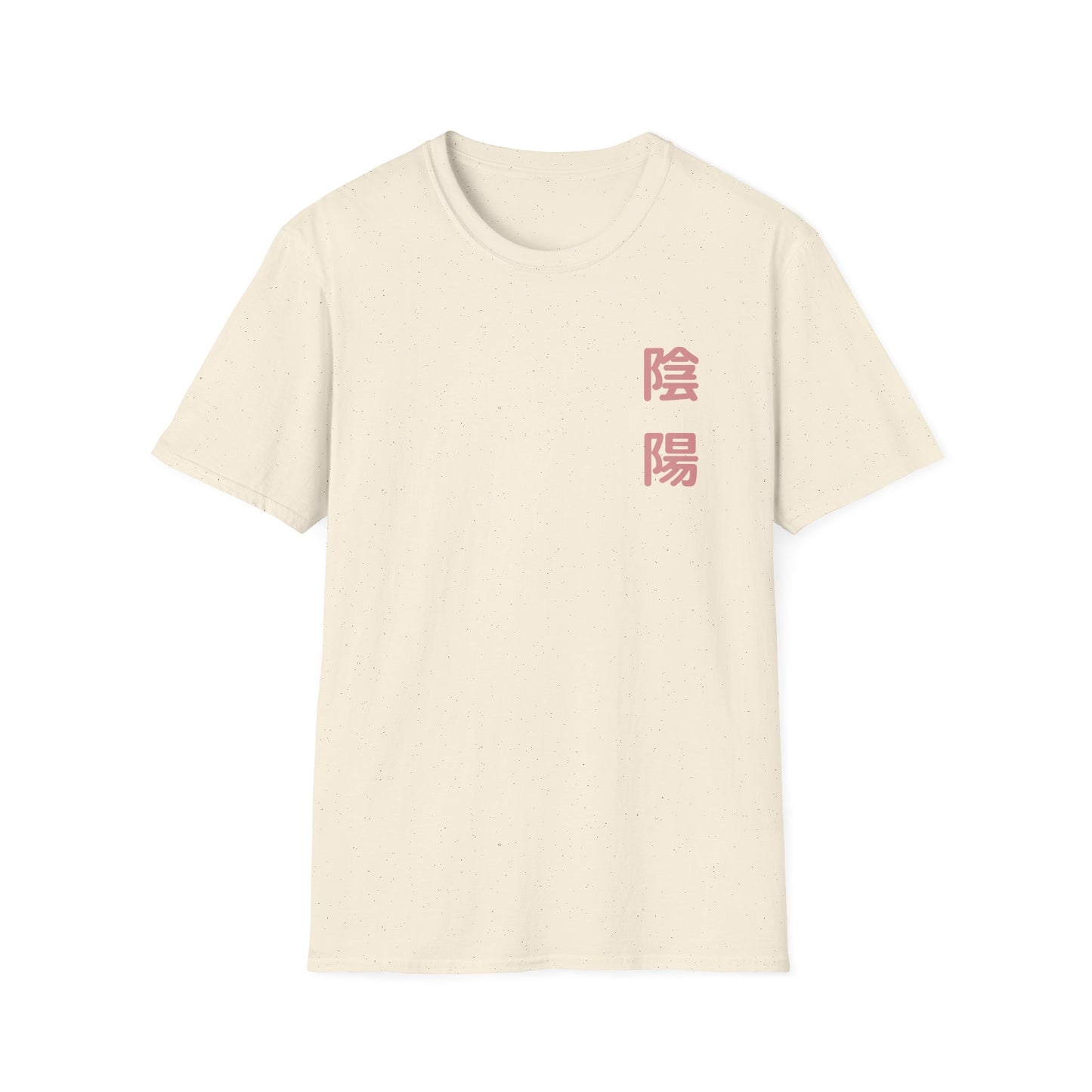 Yin Yang Floral Unisex Softstyle T-Shirt - Balance & Harmony Design