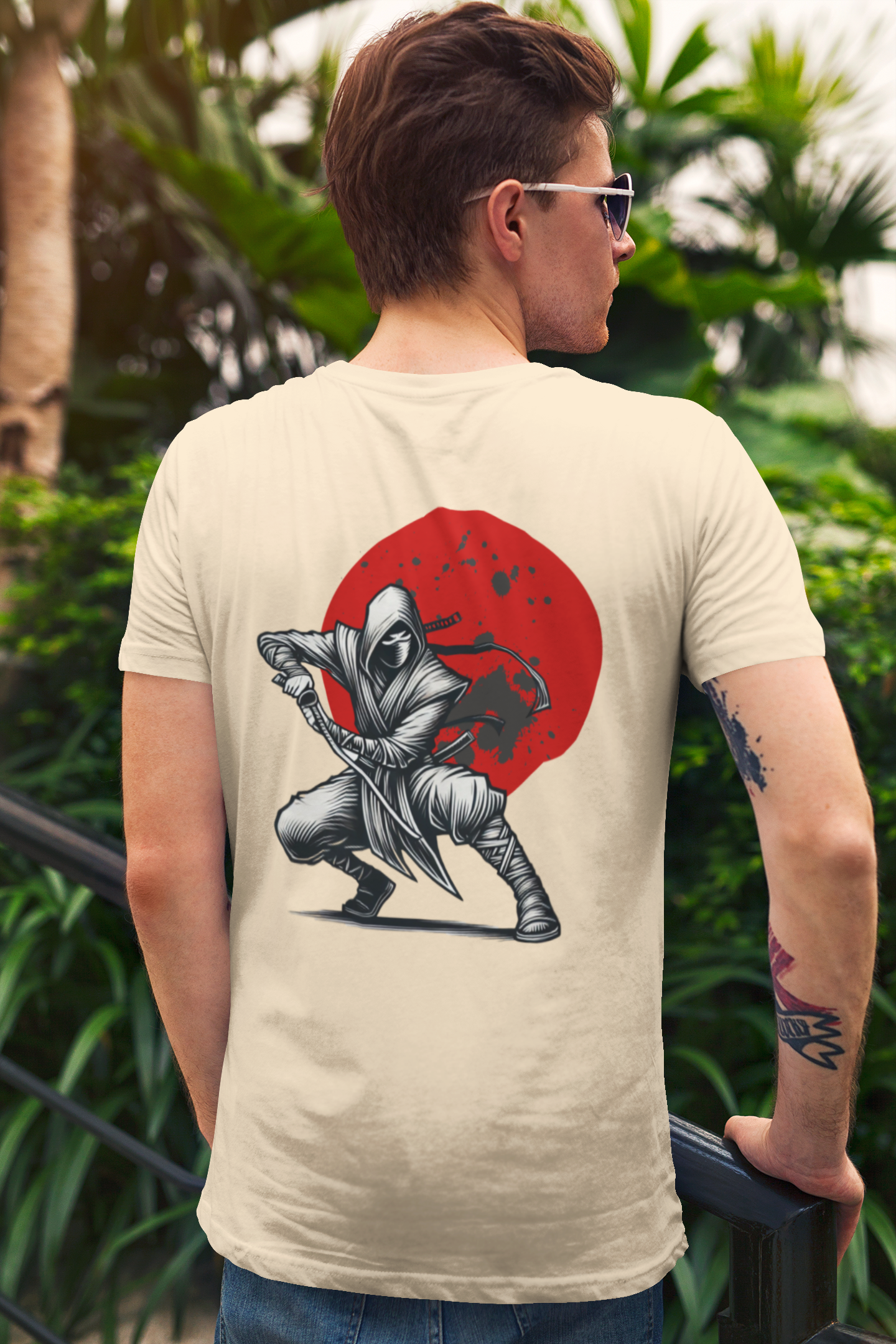 Ninja Graphic Unisex Softstyle T-Shirt - Perfect for Anime Fans and Martial Arts Enthusiasts