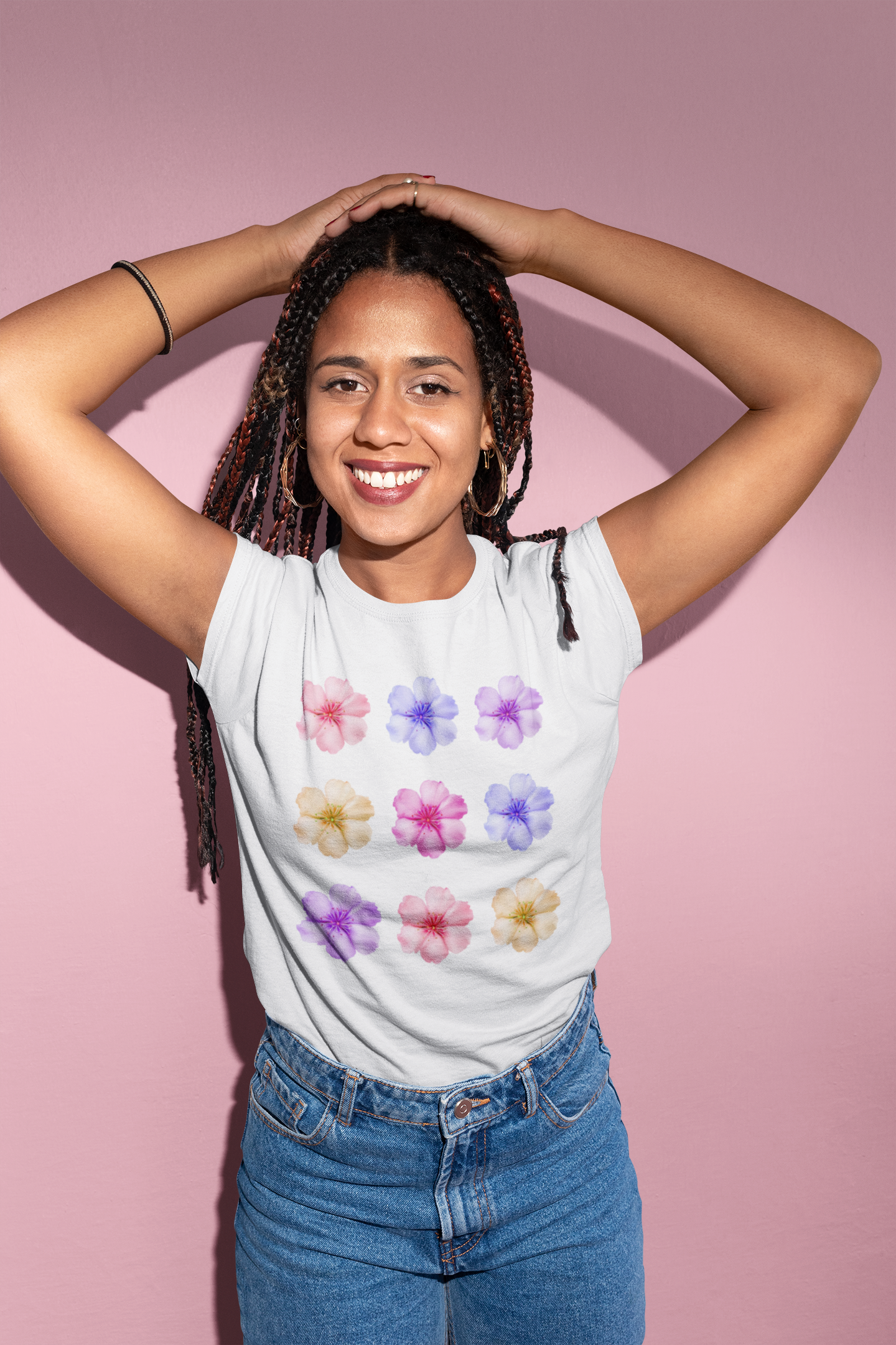 Floral Softstyle Unisex T-Shirt - Vibrant Summer Blooms