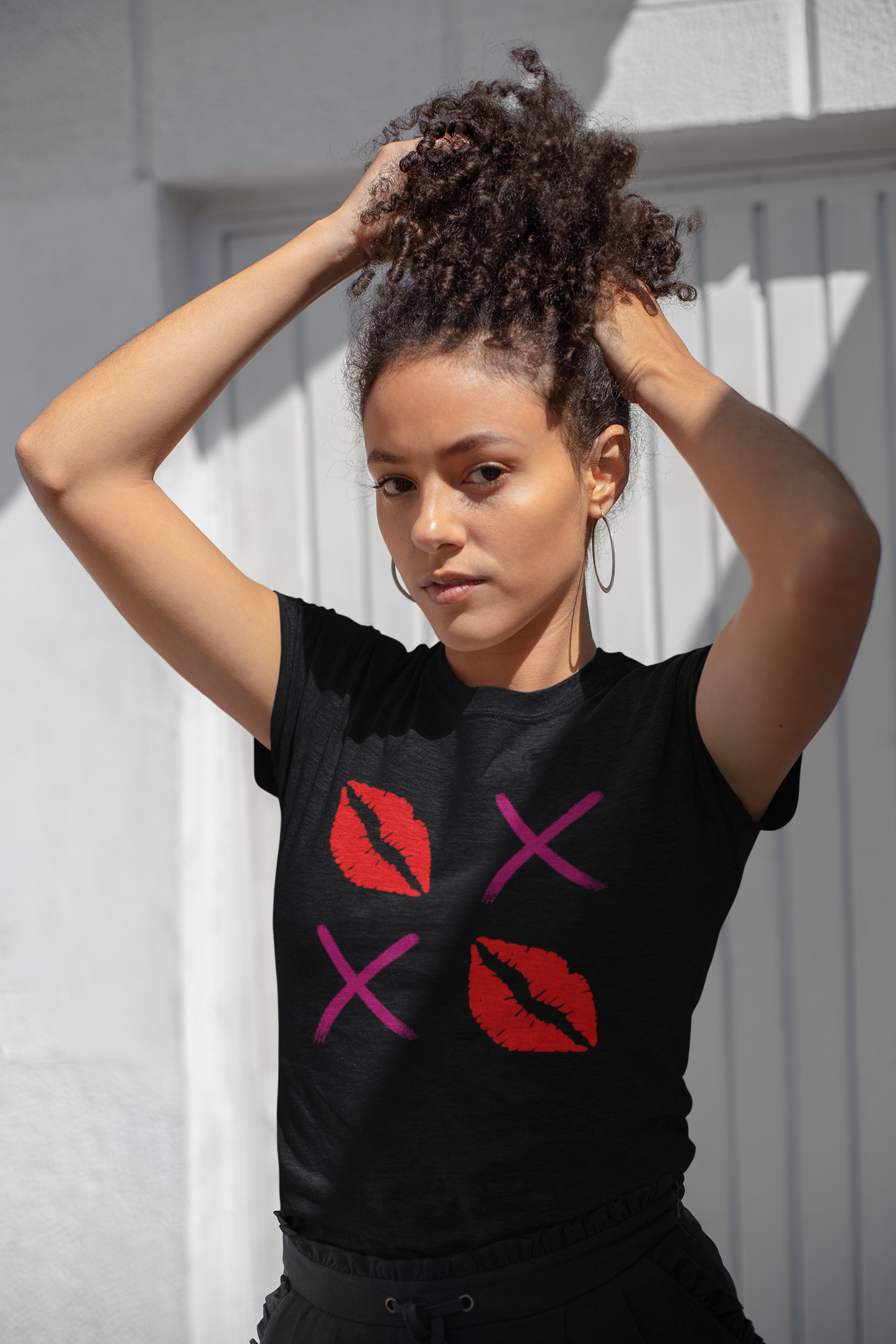 Kiss Mark Unisex Softstyle T-Shirt - Trendy & Fun Graphic