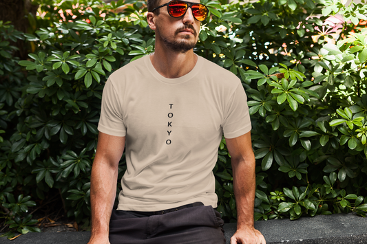 Tokyo Japan Unisex Softstyle T-Shirt - Vertical Print